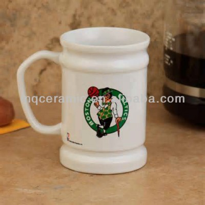 22oz NBA Ceramic beer mug for promotion US market