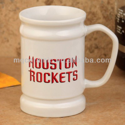 22oz NBA Ceramic beer mug for promotion US market